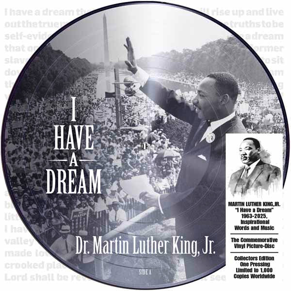 MARTIN LUTHER KING I HAD A DREAM (PICTURE DISC) Vinyl 12" Picture Disc