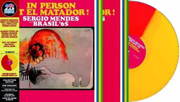 SERGIO MENDES IN PERSON AT EL MATADOR (RED/YELLOW BI COLOR EFFECT VINYL) Vinyl LP