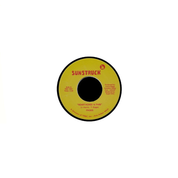 Heartaches & Pain (Single-Sided Vinyl) Artist THE PAGES Format:7" Vinyl Label:SUNSTRUCK