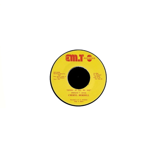 Giving It All To You (Single-Sided Vinyl) Artist CHERYL BERDELL Format:7" Vinyl Label:EM.T RECORDS