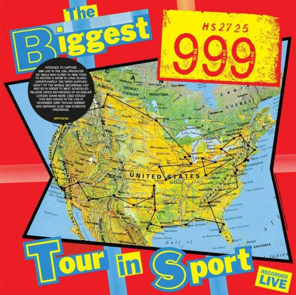 999 The Biggest Tour in Sport VINYL LP - punk to funk heaven