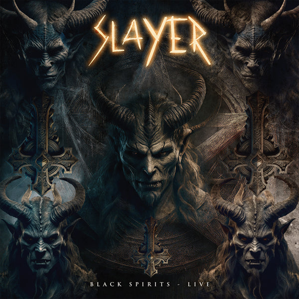 SLAYER BLACK SPIRITS - LIVE (RED W/ BLACK SPLATTER VINYL) Vinyl LP