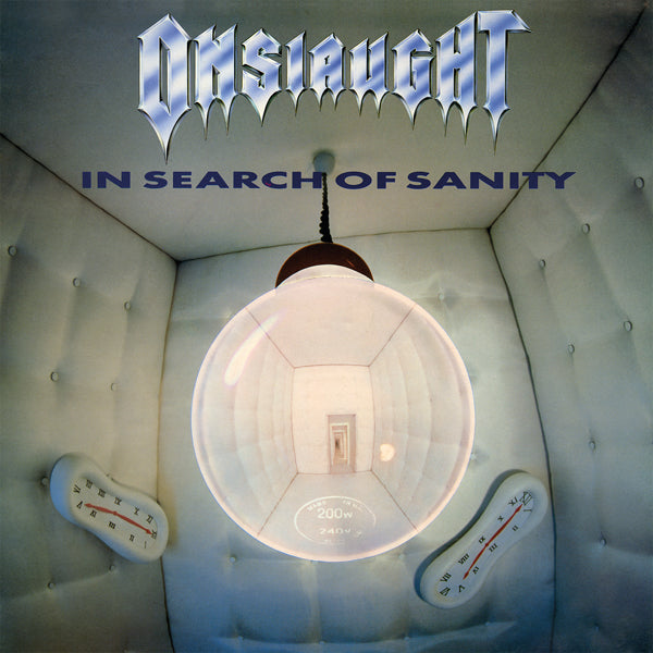 ONSLAUGHT IN SEARCH OF SANITY (GREY W/ BLACK SPLATTER VINYL) VINYL DOUBLE ALBUM