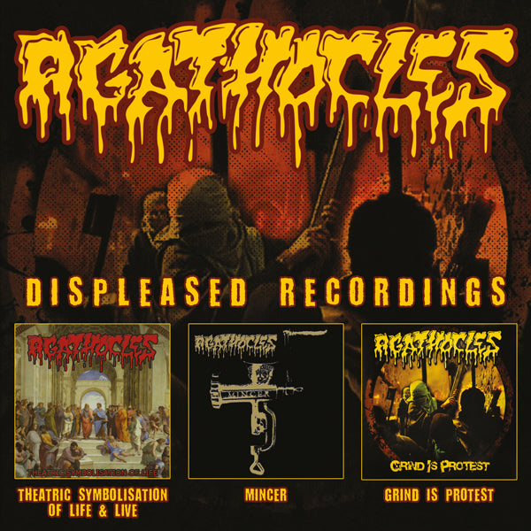 AGATHOCLES DISPLEASED RECORDINGS (3CD) COMPACT DISC BOX SET