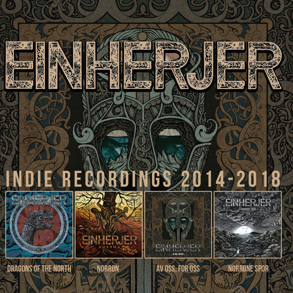 EINHERJER INDIE RECORDINGS 2014 - 2018 (4CD) Compact Disc - 4 CD Box Set