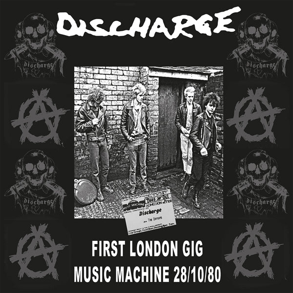 DISCHARGE LIVE AT THE MUSIC MACHINE 1980 (CLEAR VINYL) VINYL LP