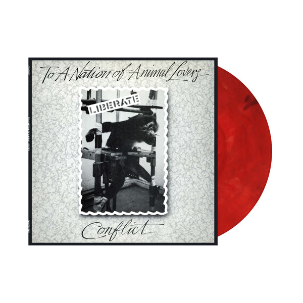 CONFLICT TO A NATION OF ANIMAL LOVERS (CHERRY COLOURED ECO VINYL) Vinyl 12"