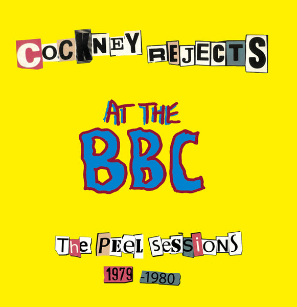 COCKNEY REJECTS LIVE AT THE BBC (CLARET & BLUE SPLATTER VINYL) Vinyl LP