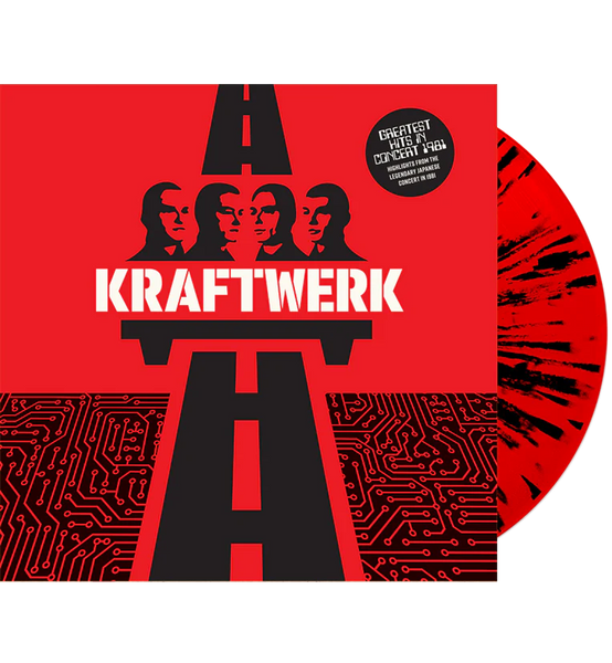 Kraftwerk - Greatest Hits In Concert 1981 (Limited Edition Hand Numbered on Splatter Vinyl) lp