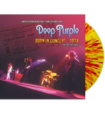 Deep Purple - Burn In Concert - 1974 (Limited Edition Hand Numbered on Abstract Flame Coloured Vinyl) lp