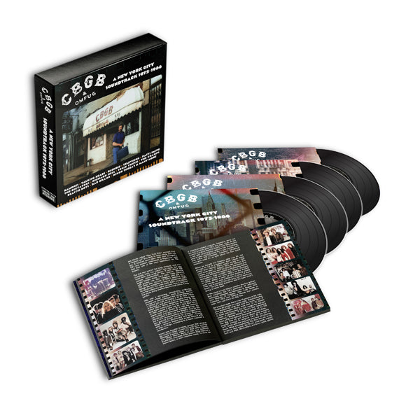 VARIOUS ARTISTS CBGB: A NEW YORK CITY SOUNDTRACK - 1975-1986 (4CD CLAMSHELL BOX) Compact Disc - 4 CD Box Set