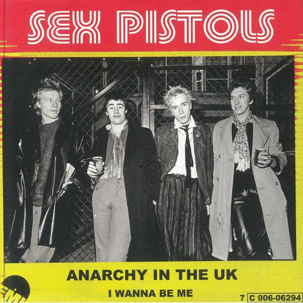 SEX PISTOLS Anarchy In The UK (reissue) EMI Sweden Format: limited 7"