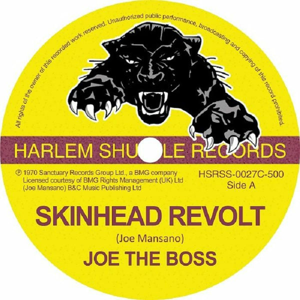 JOE THE BOSS Skinhead Revolt (limited 7") Harlem Shuffle