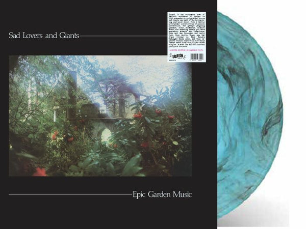 SAD LOVERS & GIANTS Epic Garden Music (reissue) (blue marbled vinyl LP)