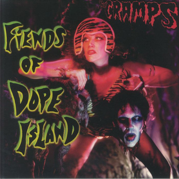 The CRAMPS Fiends Of Dope Island (LP) Planet Sweden RED VINYL