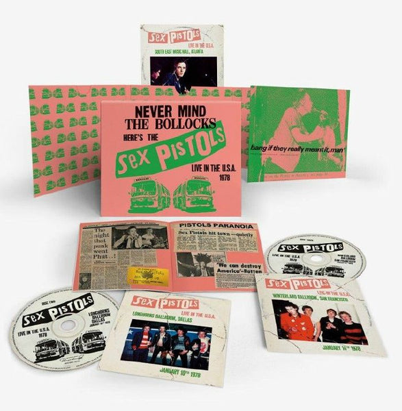 SEX PISTOLS Live In The USA 1978 UMR Format: 3xCD