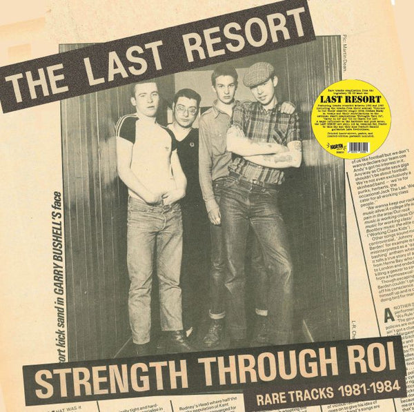 LAST RESORT Strength Through Roi: Rare Tracks 1981-1984 Radiation Reissues Italy  Format: limited splattered vinyl LP + poster + postcard