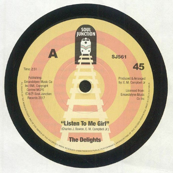 The DELIGHTS Listen To Me Girl Soul Junction Format: 7"