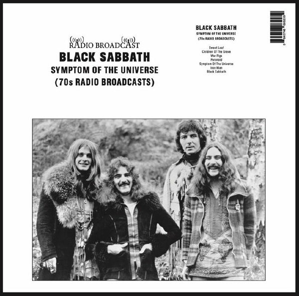 BLACK SABBATH Symptom Of The Universe: 70s Radio Broadcast Radio Broadcast Format: LP