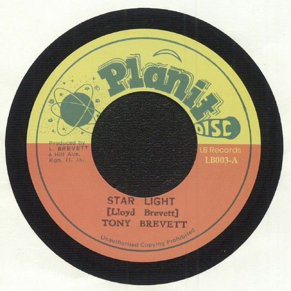 Tony BREVETT &amp; THE ISRAELITES Star Light Studio 16 Format: 7"