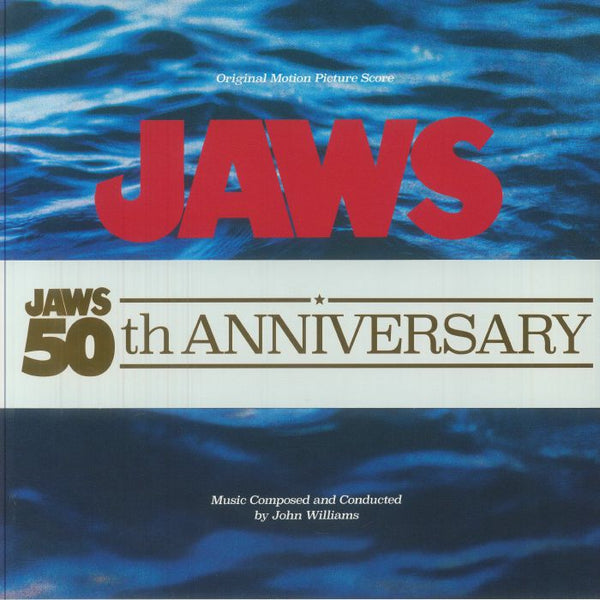 John WILLIAMS Jaws (Soundtrack) (50th Anniversary Edition) (180 gram vinyl 2xLP in full standing display sleeve with obi-strip) Mondo US