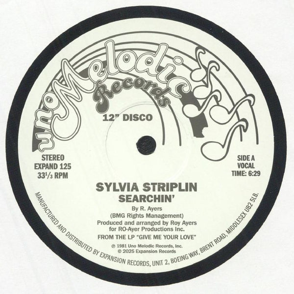 Sylvia STRIPLIN / ROY AYERS Searchin' Expansion Format: 12"
