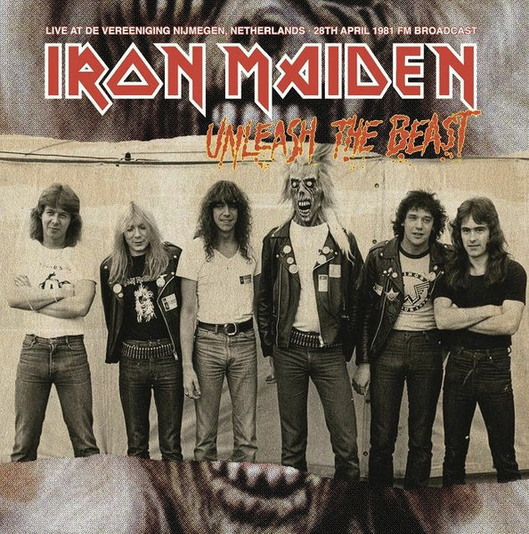 IRON MAIDEN Unleash The Beast: Live At De Vereeniging Nijmegen Netherlands 28th April 1981 FM Broadcast (white vinyl LP limited to 300 copies)