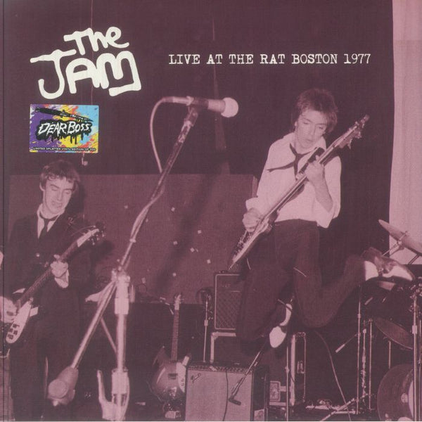 The JAM Live At The Rat Boston 1977 Dear Boss Format: splattered vinyl LP limited to 300 copies