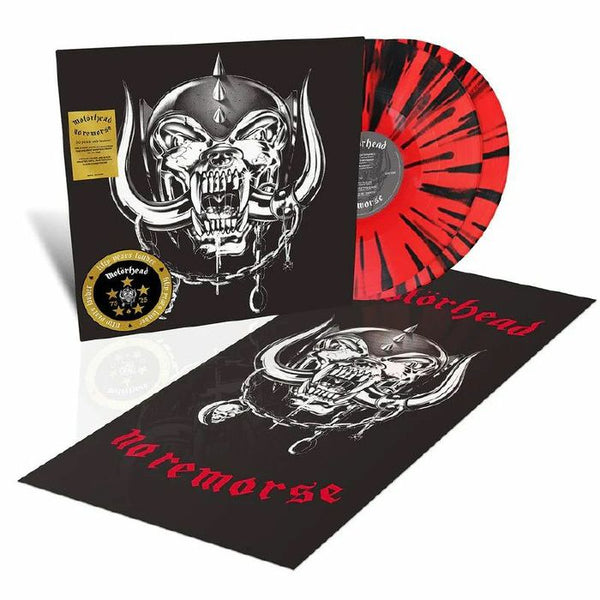 MOTORHEAD No Remorse (50th Anniversary Edition) BMG Format: limited red & black splattered vinyl 2xLP + poster 2lp