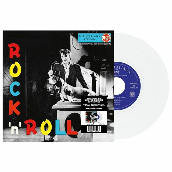 PRESLEY. Elvis EP Etranger No 18: Rock 'N' Roll LMLR France Format: clear vinyl 7" limited to 200 copies