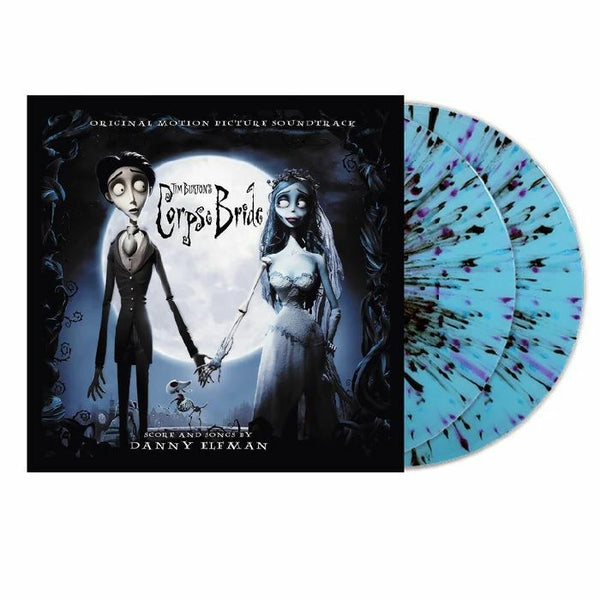 Danny ELFMAN Corpse Bride (Soundtrack) Real Gone Music US Format: limited blue "moon" purple &amp; black "ghost" splattered vinyl 2xLP + insert