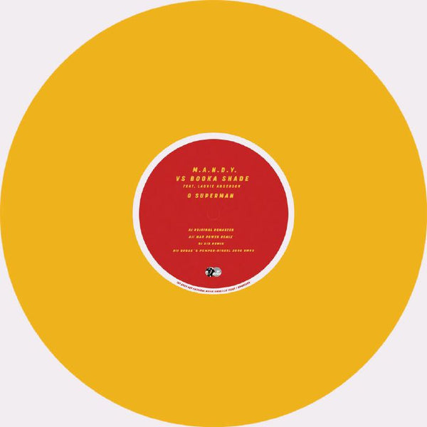 MANDY vs BOOKA SHADE feat LAURIE ANDERSON O Superman 2025 (limited yellow vinyl 12") Get Physical Germany