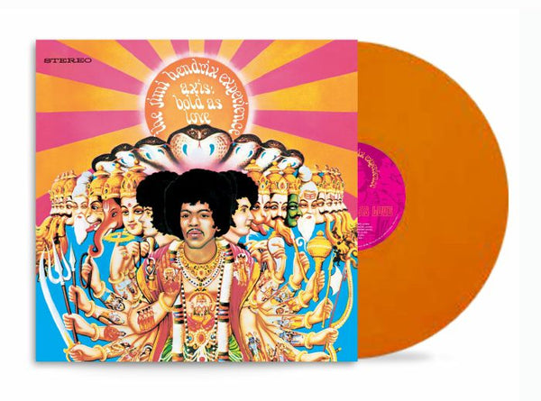 The JIMI HENDRIX EXPERIENCE Axis: Bold As Love (National Album Day 2025) (gatefold 'electric orange' vinyl LP + booklet)