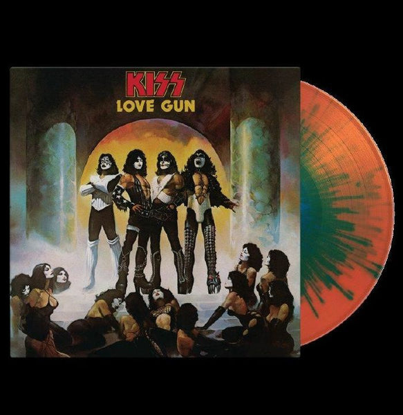 KISS Love Gun (National Album Day 2025) (limited tangerine &amp; aqua splattered vinyl LP)&nbsp;