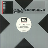 OVERMONO / HIGH CONTRAST If We Ever (1-sided digitally printed 12" (indie exclusive)) XL