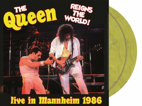 QUEEN Reigns The World: Live In Mannheim 1986 Dear Boss Format: yellow marbled vinyl 2xLP limited to 300 copies