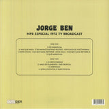 JORGE BEN MPB Especial 1972 TV Broadcast Outsider Italy Format: LP