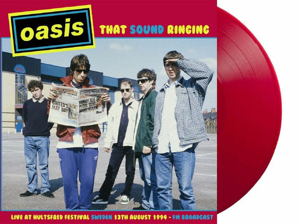 OASIS That Sound Ringing: Live At Hultsfred Festival Sweden 13th August 1994 FM Broadcast Dear Boss  Format: red vinyl LP Cat: JACK 101CV