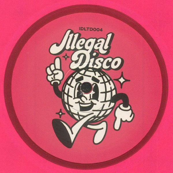 MONSIEUR VAN PRATT / ROB CASTILLO Illegal Disco Limited 004 (limited fluorescent pink vinyl 12") Illegal Disco