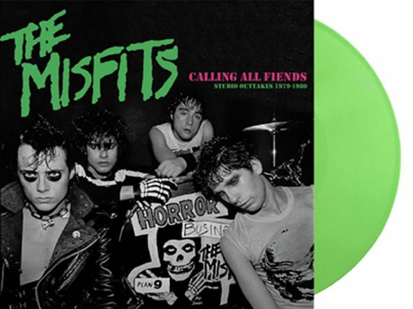MISFITS Calling All Fiends: Studio Outtakes 1979-1980 Blank Italy Format: green vinyl LP