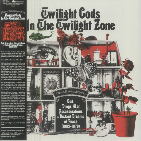 VARIOUS Twilight Gods In The Twilight Zone: God Drugs War &amp; Distant Dreams Of Peace 1962-1979 (Deluxe Edition) (limited gatefold LP with obi-strip) Iron Mountain Analog Research US