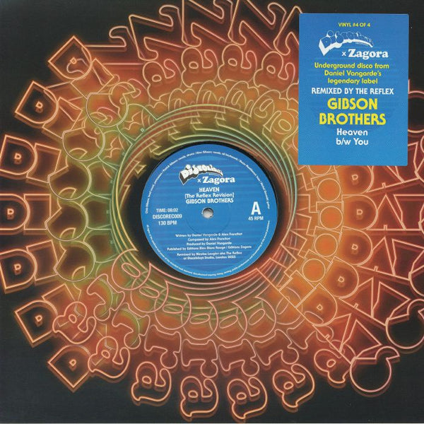 GIBSON BROTHERS / THE REFLEX Heaven/You (The Reflex Revisions) (180 gram vinyl 12") Discolidays