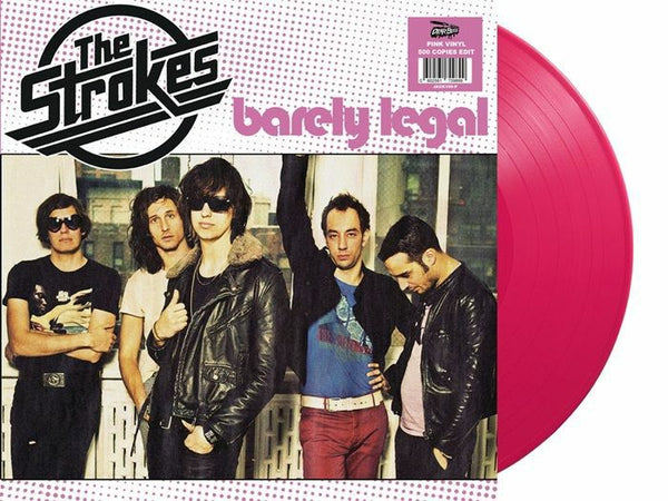 The STROKES Barely Legal Dear Boss Format: pink vinyl LP