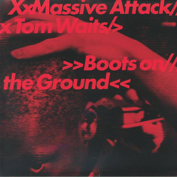 MASSIVE ATTACK / TOM WAITS Boots On The Ground (180 gram recycled coloured vinyl 12" in screen-printed sleeve (comes in different coloured vinyl, we cannot guarantee which one you will receive))