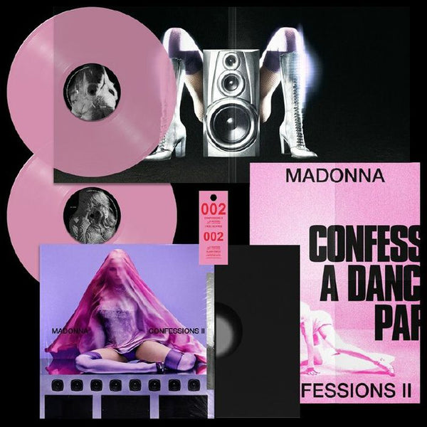 MADONNA Confessions II (gatefold translucent pink vinyl 2xLP + coat check tag