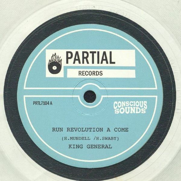 KING GENERAL Run Revolution A Come (clear vinyl 7") Partial