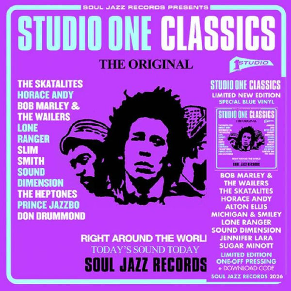 VARIOUS / SOUL JAZZ Studio One Classics (reissue) (limited blue vinyl 2xLP + MP3 download code) Soul Jazz