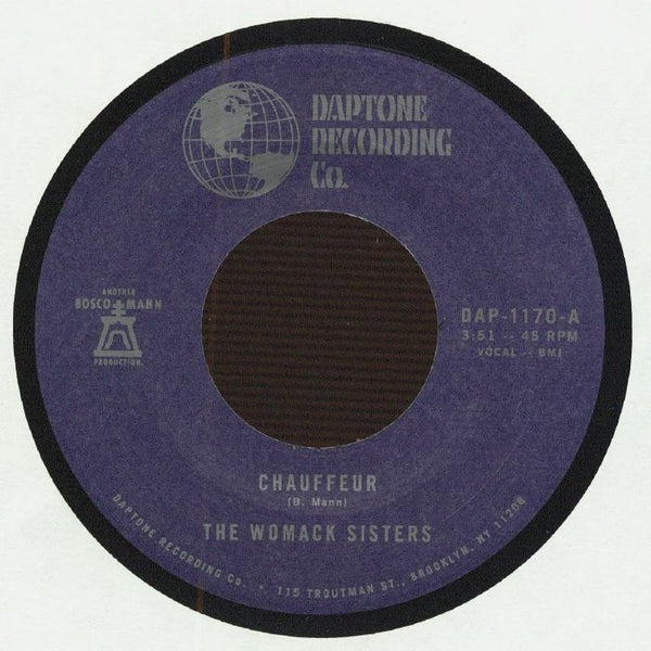 The WOMACK SISTERS Chauffeur (7") Daptone US