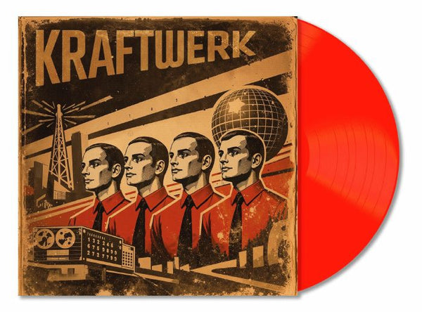 KRAFTWERK Live In The UK 1975 FM Radio Broadcast The Art Of Vinyl Music Format: limited red vinyl LP