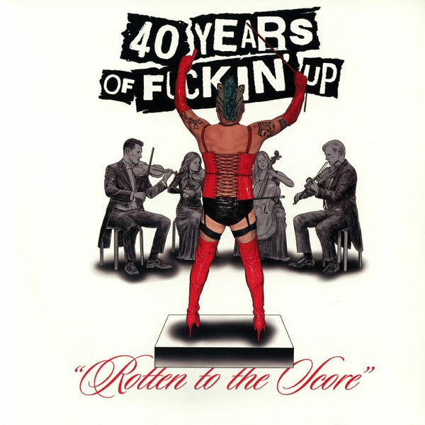 FAT MIKE / NOFX 40 Years Of Fuckin' Up: Rotten To The Score (Soundtrack) (red & silver glitter vinyl LP) Fat Wreck Chords US